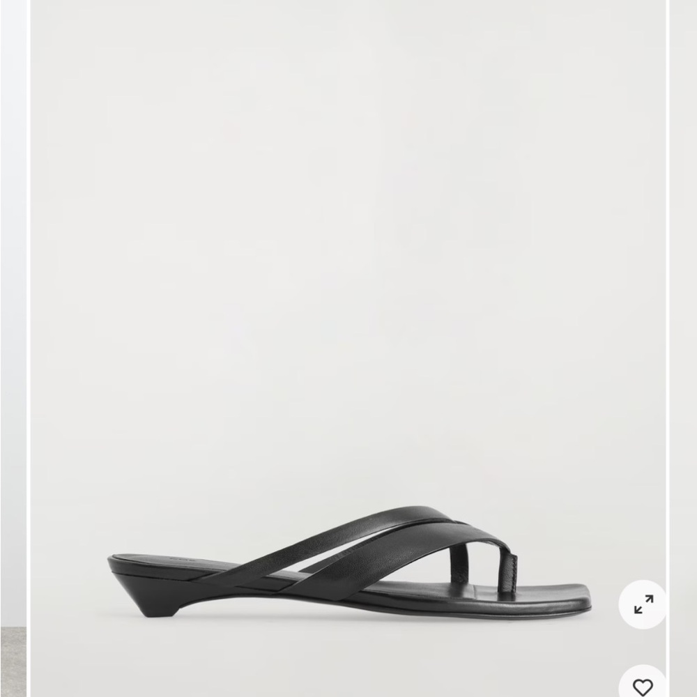 BNIB COS strappy kitten heels